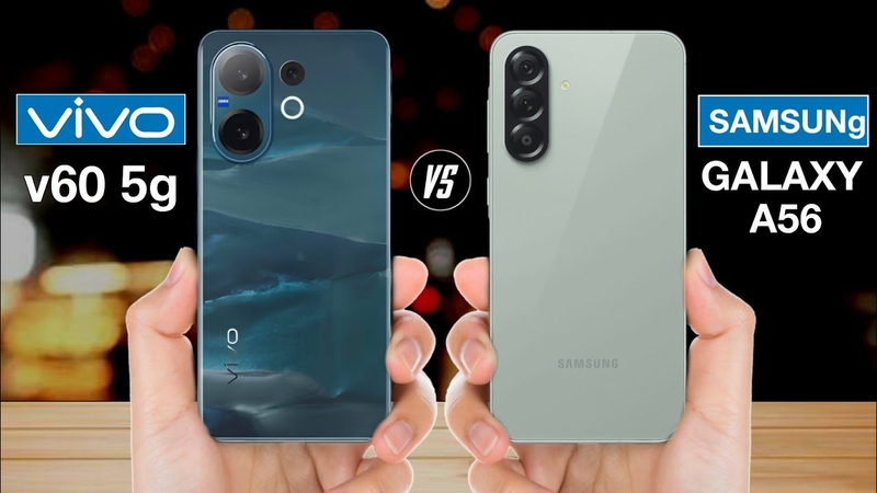 so sánh vivo V60 vs Samsung Galaxy A56 hình 11
