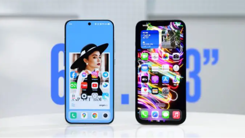 so sanh vivo x200 va iphone 16e ve phan mem