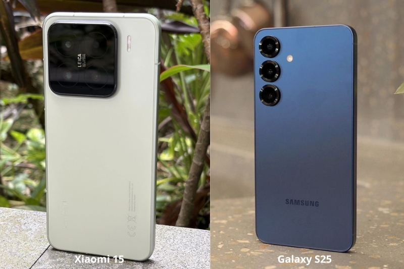 so sánh xiaomi 15 và galaxy s25 hình 3