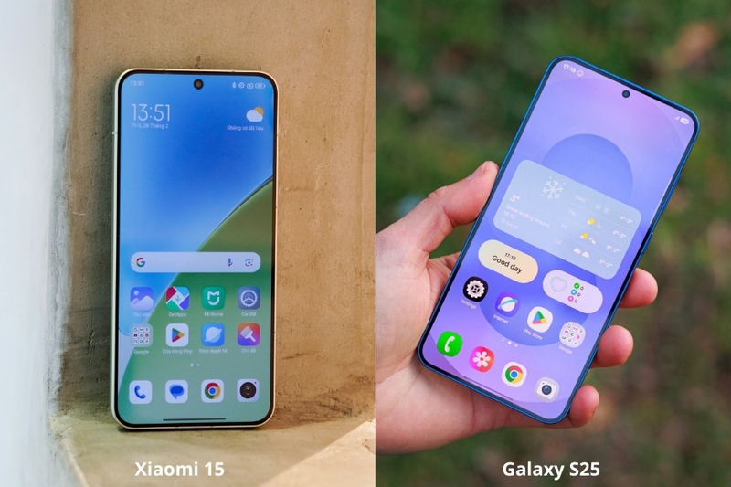 so sánh xiaomi 15 và galaxy s25 hình 4