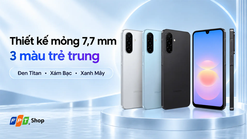 Samsung Galaxy A18 mỏng nhẹ hơn