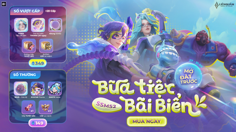 Các gói Sổ sứ mệnh mùa 52