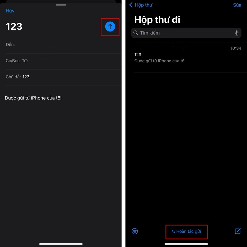 Soạn email trong ứng dụng Mail trên iPhone - hình 6