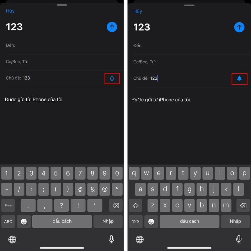Soạn email trong ứng dụng Mail trên iPhone - hình 7
