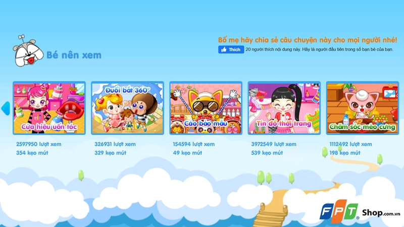 Công viên game tại Sóc Nhí