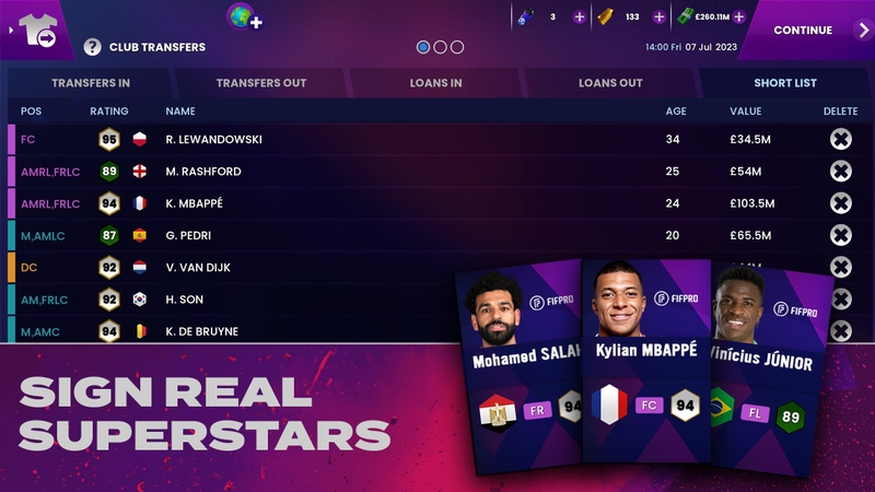 Soccer Manager hình 2