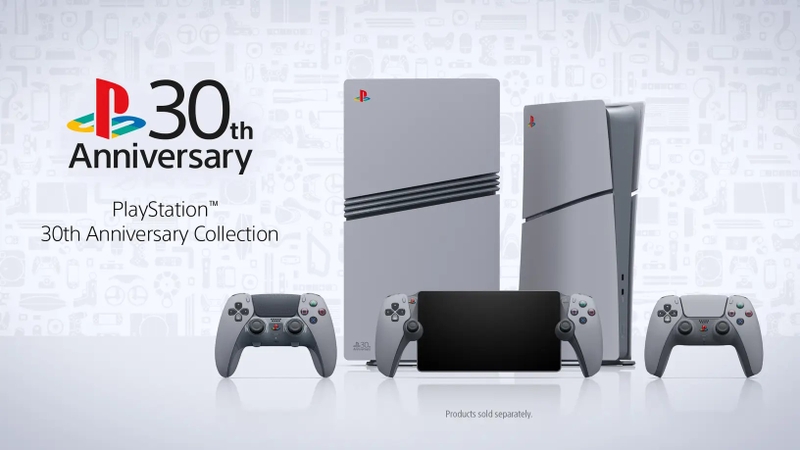 Sony ra mắt PlayStation 5 phiên bản kỷ niệm 30 năm, mang các nét đặc trưng và màu sắc gợi nhắc đến PlayStation đời đầu
