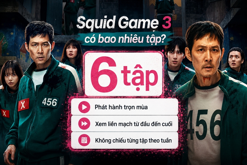 Squid Game 3 có bao nhiêu tập