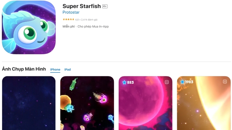 Tải game Super Starfish trên App Store