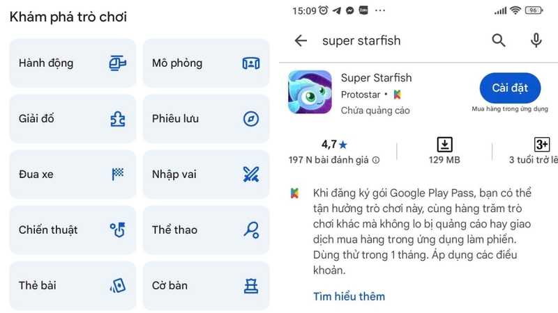 Tải game Super Starfish trong CH Play