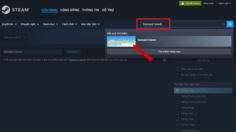 Cách tải Starsand Island đơn giản nhất