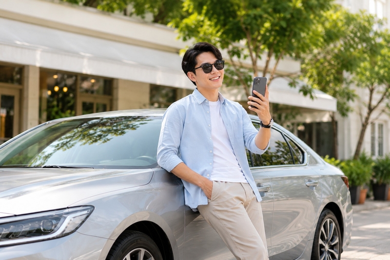 Status mua xe mới thả thính cực chất