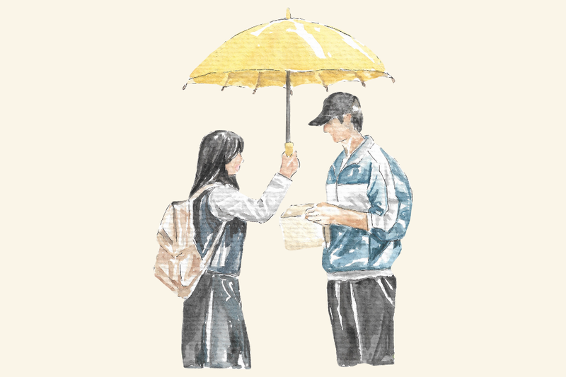 Status thả thính ngày mưa 5