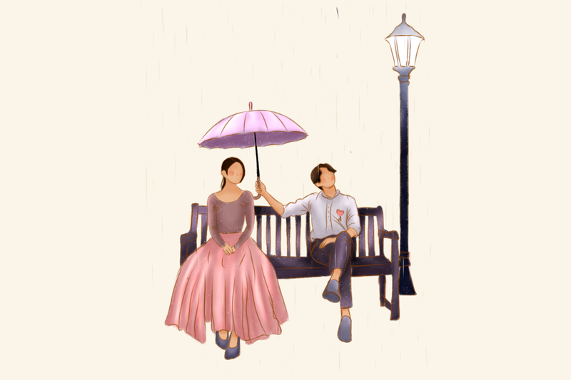 Status thả thính ngày mưa 2