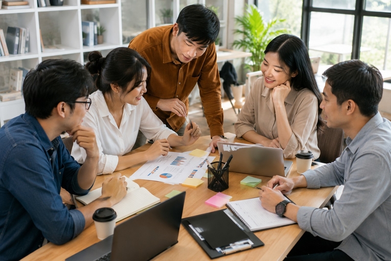 Status về công việc và đồng nghiệp