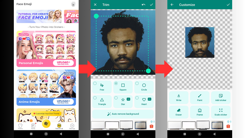 Bằng các ứng dụng chuyên cho tạo icon chat cá nhân 2