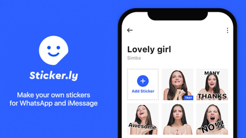 Sticker.ly là một ứng dụng tạo sticker thú vị