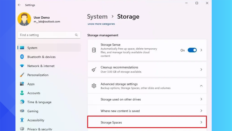 Hướng dẫn chi tiết 9 bước tạo Pool và Storage Space trên Windows bước 2