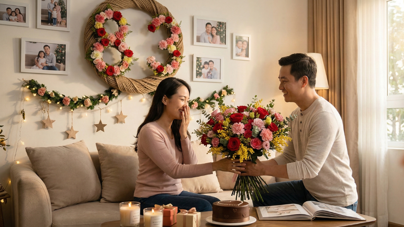 Lời chúc 8/3 cho vợ ngắn gọn, hay nhất