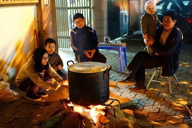 STT gói bánh chưng ngày Tết