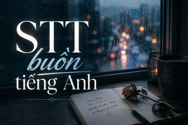 STT buồn tiếng Anh 1