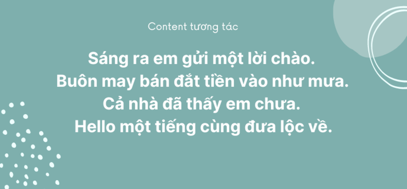 Tổng hợp những mẫu STT chào ngày mới thả thính bán hàng