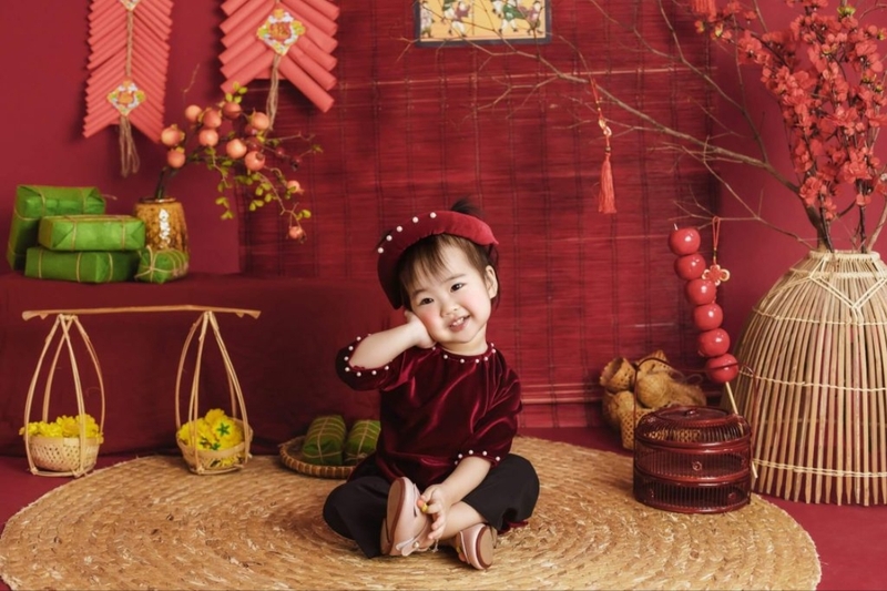 STT đăng ảnh Tết cho bé 4