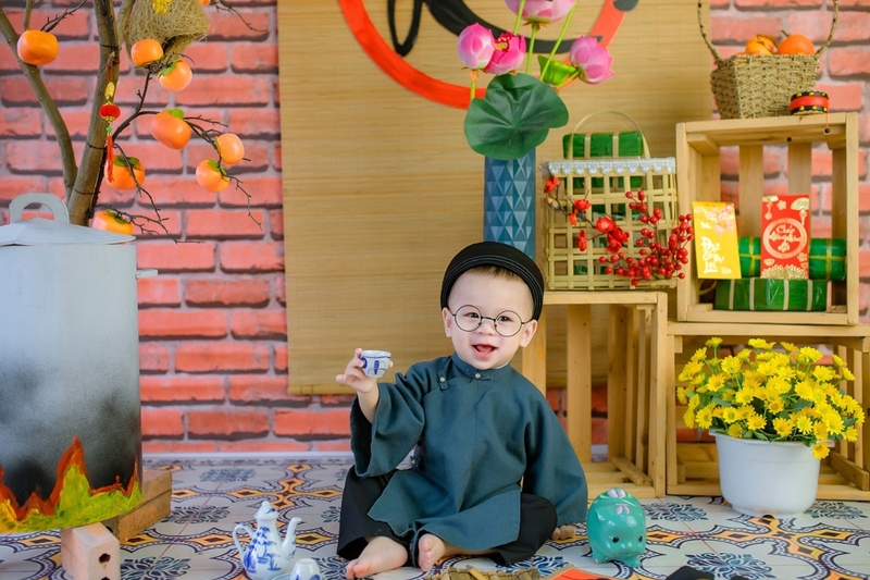 STT đăng ảnh Tết cho bé 1