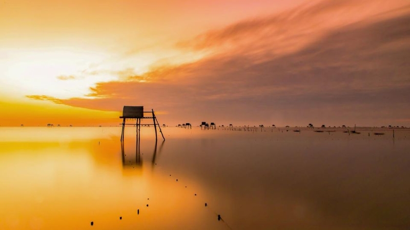 STT đi biển hài hước
