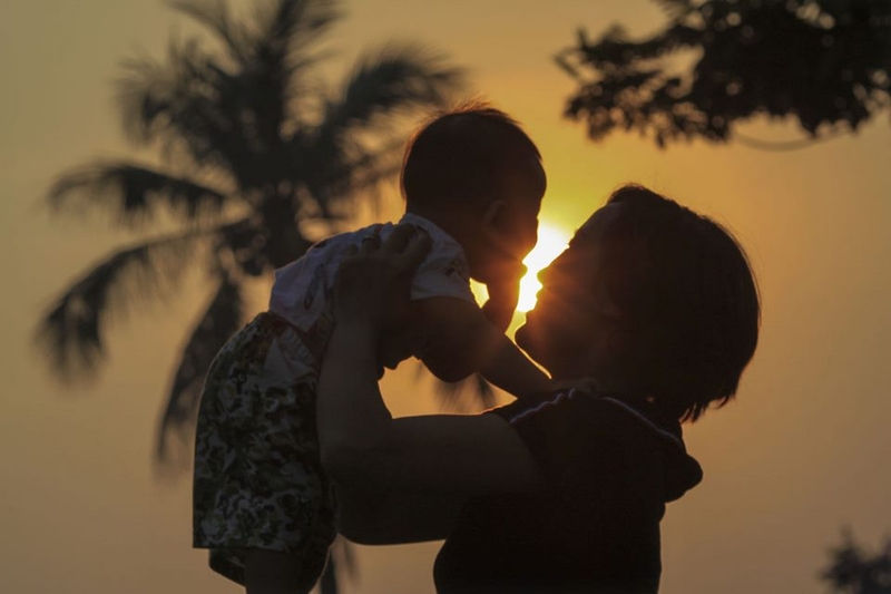 STT mẹ con hài hước, ngắn gọn