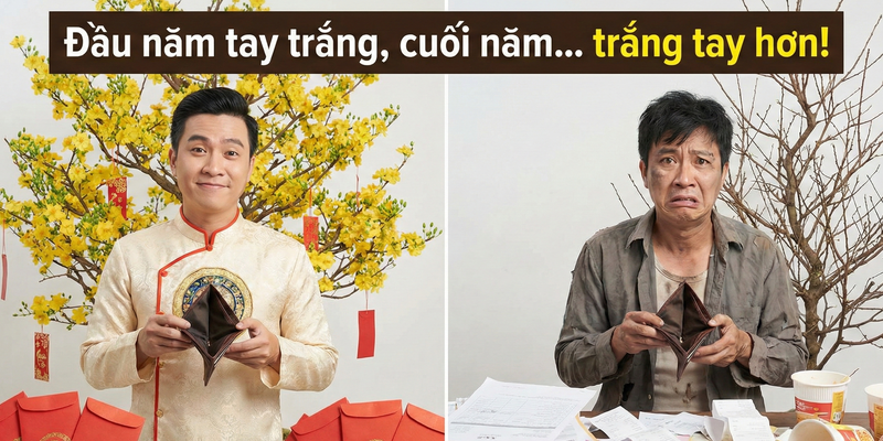 STT Tết Âm lịch 2026 hài hước, ngắn gọn