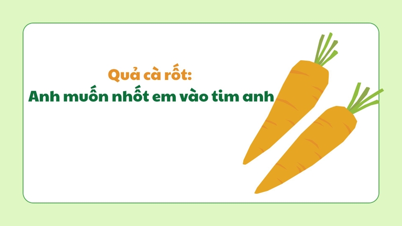 STT thả thính bằng trái cây 1