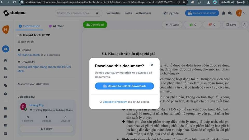 Nội dung và tài liệu được sắp xếp chi tiết