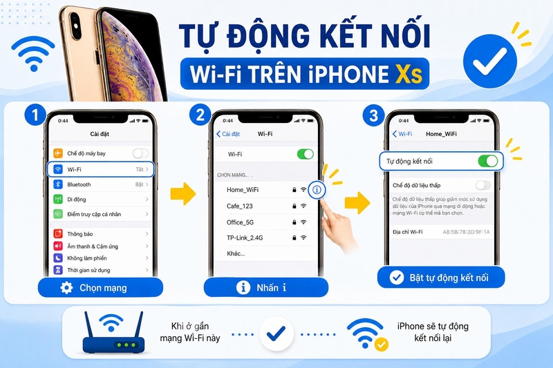 sử dụng WiFi trên iPhone Xs ảnh 6