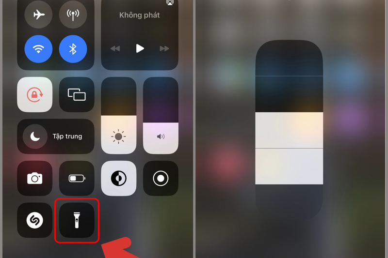 sử dụng đèn flash của iPhone 3