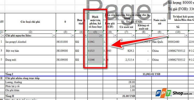 Sử dụng định dạng có điều kiện trong Excel - 03