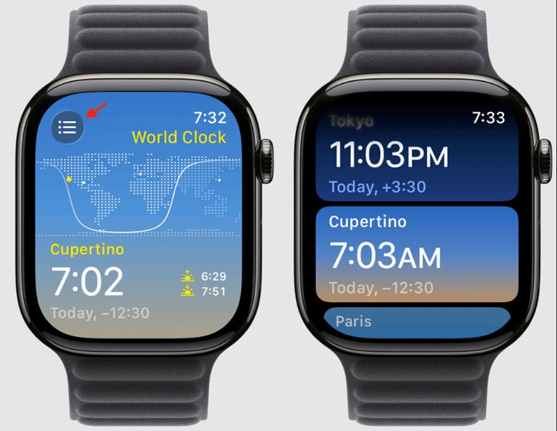Cách sử dụng Giờ quốc tế trên Apple Watch - 04