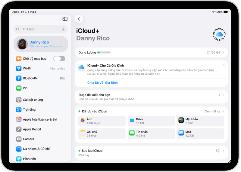 sử dụng iCloud Drive trên iPad - Hình 1