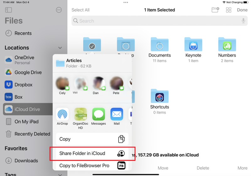 sử dụng iCloud Drive trên iPad - Hình 9