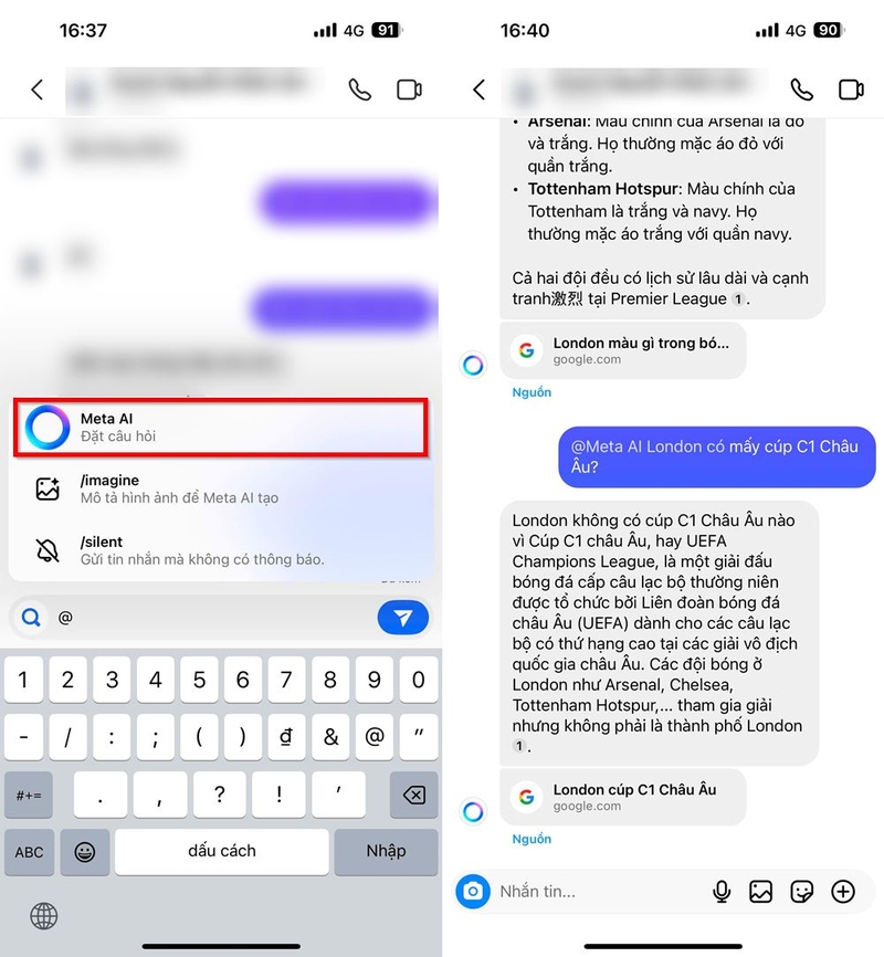 Cách sử dụng Meta AI trong đoạn chat Instagram ảnh 3