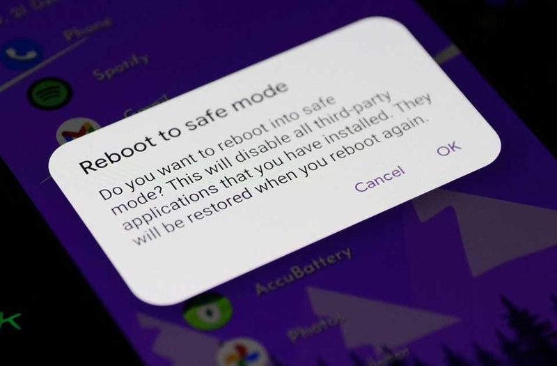sử dụng chế độ safe mode trên điện thoại android - 06