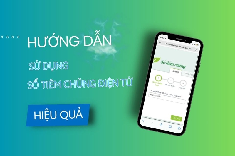 sử dụng sổ tiêm chủng điện tử hiệu quả