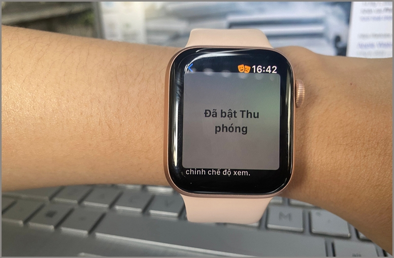 sử dụng Thu phóng trên Apple Watch 5