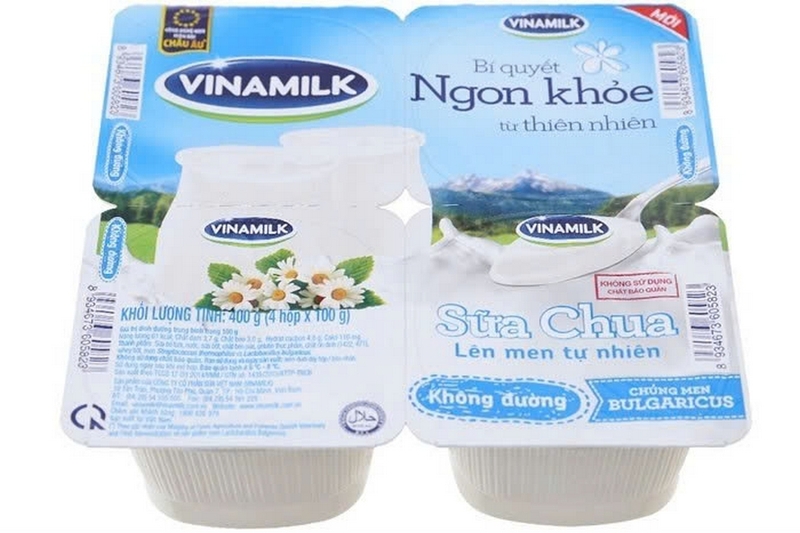 Sữa chua không đường Vinamilk bao nhiêu calo ảnh 1