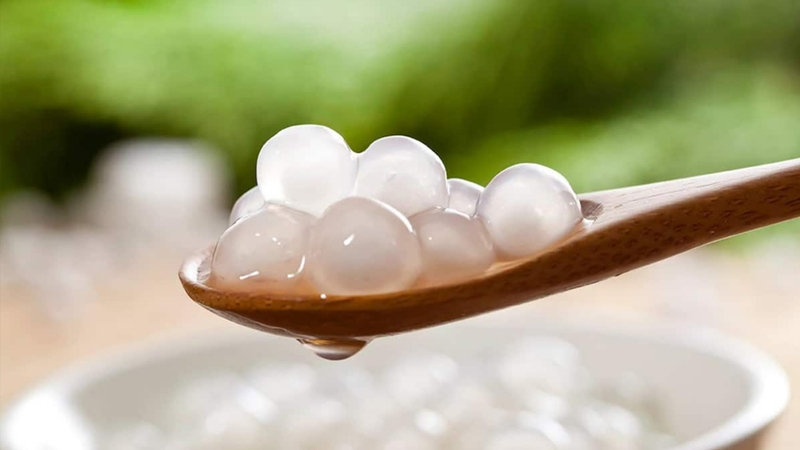 Làm trân châu cho món sữa chua
