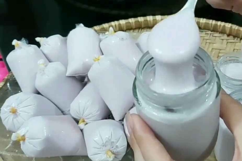 sữa chua việt quất hình 11