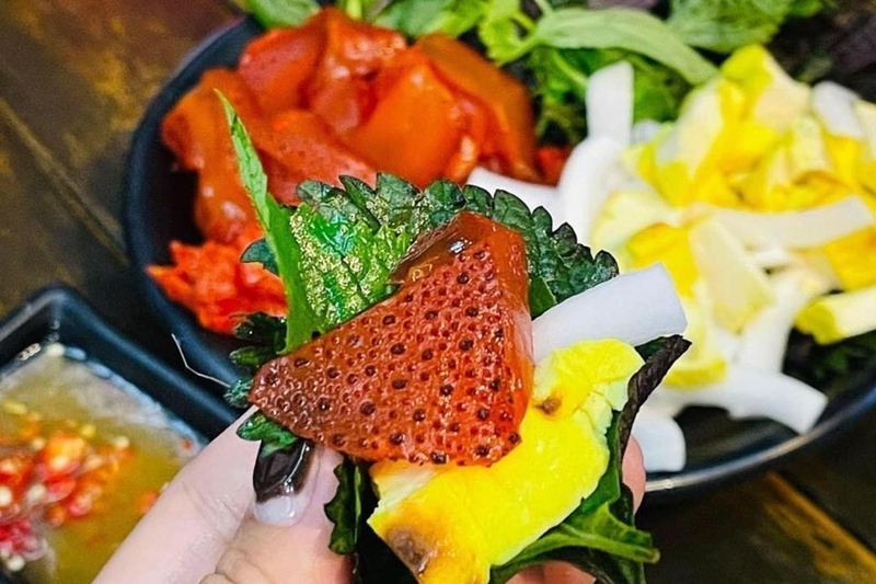 Sứa đỏ là món ăn giải nhiệt hấp dẫn