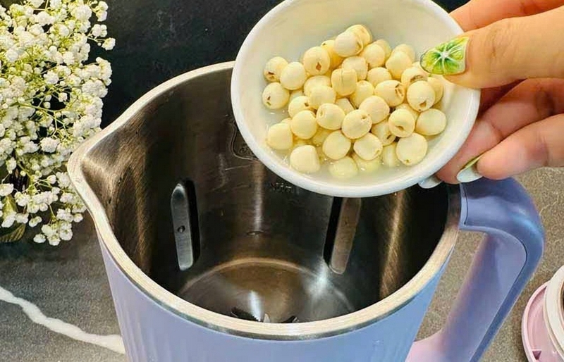 sữa hạt sen đậu xanh ảnh 6