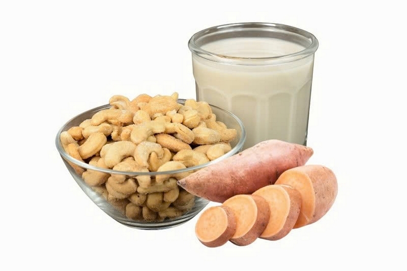 sữa khoai lang hạt điều ảnh 6