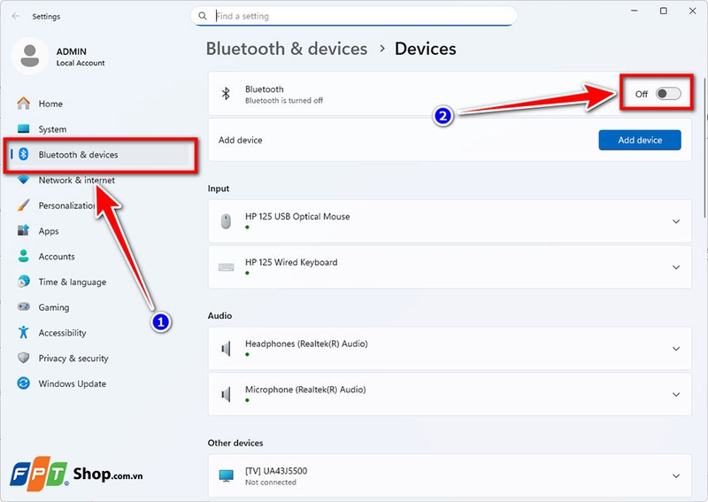 cách sửa laptop bị lỗi Bluetooth - 03